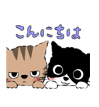 Neko Neko スタンプ (ネガ＆ポジ)（個別スタンプ：2）