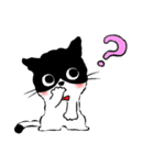 Neko Neko スタンプ (ネガ＆ポジ)（個別スタンプ：15）