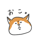 二重あごのしば犬（個別スタンプ：4）