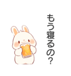 酒うさぎ【酒クズ・ビール】（個別スタンプ：13）