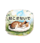 かわいい猫のふんわりスタンプ（個別スタンプ：16）