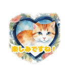 かわいい猫のふんわりスタンプ（個別スタンプ：25）