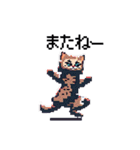 ドット絵の猫たち（個別スタンプ：33）