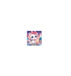かわいいアニメ表情（個別スタンプ：3）