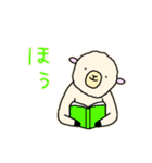 ひつじちゃんと読書の秋冬（個別スタンプ：5）