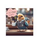 小鳥さんの応援メッセージ（個別スタンプ：3）