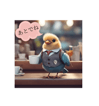 小鳥さんの応援メッセージ（個別スタンプ：6）