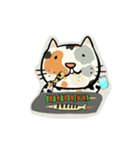 タイガーガール/何してるの？（個別スタンプ：3）