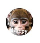 サル monkey（個別スタンプ：15）