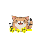 新登場！猫好きのための可愛いLINEスタンプ（個別スタンプ：15）