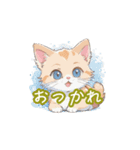 新登場！猫好きのための可愛いLINEスタンプ（個別スタンプ：38）