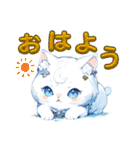 宝石とまんまるねこ（個別スタンプ：1）