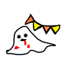 ハロウィンおばけスタンプ手書き（個別スタンプ：20）