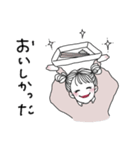 家族に送れるおねえさん（個別スタンプ：6）