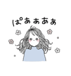 家族に送れるおねえさん（個別スタンプ：7）