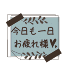 くすみカラー♡シンプルデカ文字（個別スタンプ：38）