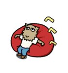 やんわりフワリーズ（個別スタンプ：6）