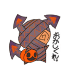 ティラの冒険 ハロウィンバージョン（個別スタンプ：3）
