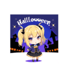 金髪ハロウィン娘（個別スタンプ：5）