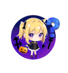 金髪ハロウィン娘（個別スタンプ：6）