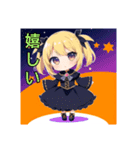 金髪ハロウィン娘（個別スタンプ：9）