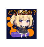 金髪ハロウィン娘（個別スタンプ：11）