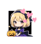 金髪ハロウィン娘（個別スタンプ：16）