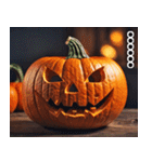 ハッピーハロウィン かぼちゃのジャック！（個別スタンプ：35）