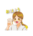 春夏秋冬の女の子（個別スタンプ：7）