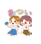 春夏秋冬の女の子（個別スタンプ：16）