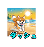 ハッピー犬の日常（個別スタンプ：27）