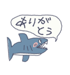 小学生が描いたサメスタンプ（個別スタンプ：5）