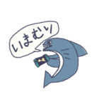 小学生が描いたサメスタンプ（個別スタンプ：7）