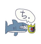 小学生が描いたサメスタンプ（個別スタンプ：9）