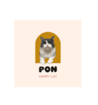 ぽんちゃんのおたく（個別スタンプ：3）