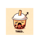 Tapioca Tales: Chat with a Tea Twist！（個別スタンプ：5）