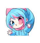 あみりちゃんパーカーバージョン第3弾（個別スタンプ：4）