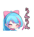 あみりちゃんパーカーバージョン第3弾（個別スタンプ：24）