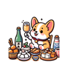 かわいいコーギー犬スタンプ（個別スタンプ：21）