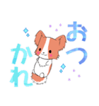 ちびパピヨンズ2【でか文字】（個別スタンプ：8）