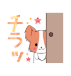 ちびパピヨンズ2【でか文字】（個別スタンプ：33）