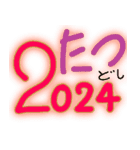 2024はっぴーだよーん（個別スタンプ：5）