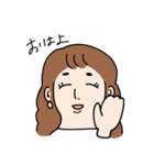 ゆるい女子大生（個別スタンプ：1）