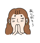 ゆるい女子大生（個別スタンプ：3）