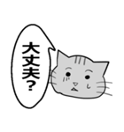 ひと言伝えるふきだしネコ（個別スタンプ：6）