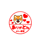 毎日使える可愛い吉祥寺柴犬ハチスタンプ4（個別スタンプ：1）