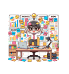 ブログ愛！「ブロガーくん」LINEスタンプ（個別スタンプ：18）