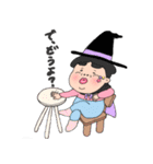 ハロウィン小坊主（個別スタンプ：1）