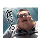 オタ恋スタンプ 水の中のぽっちゃり男子編（個別スタンプ：5）