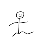 いろんな空とボー人間（個別スタンプ：14）